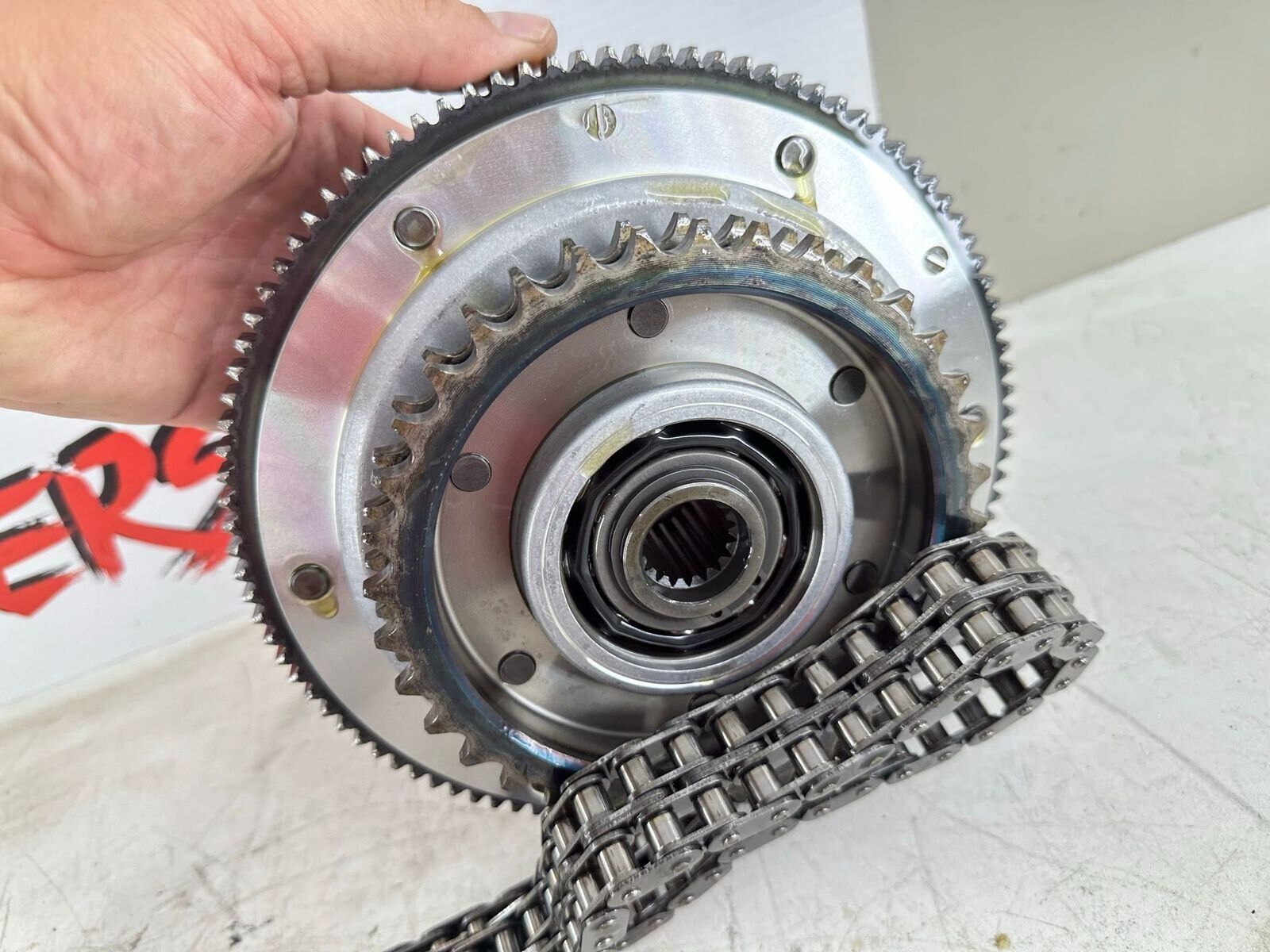 2003 HARLEY SOFTAIL Complete Primary Clutch Chain Gears