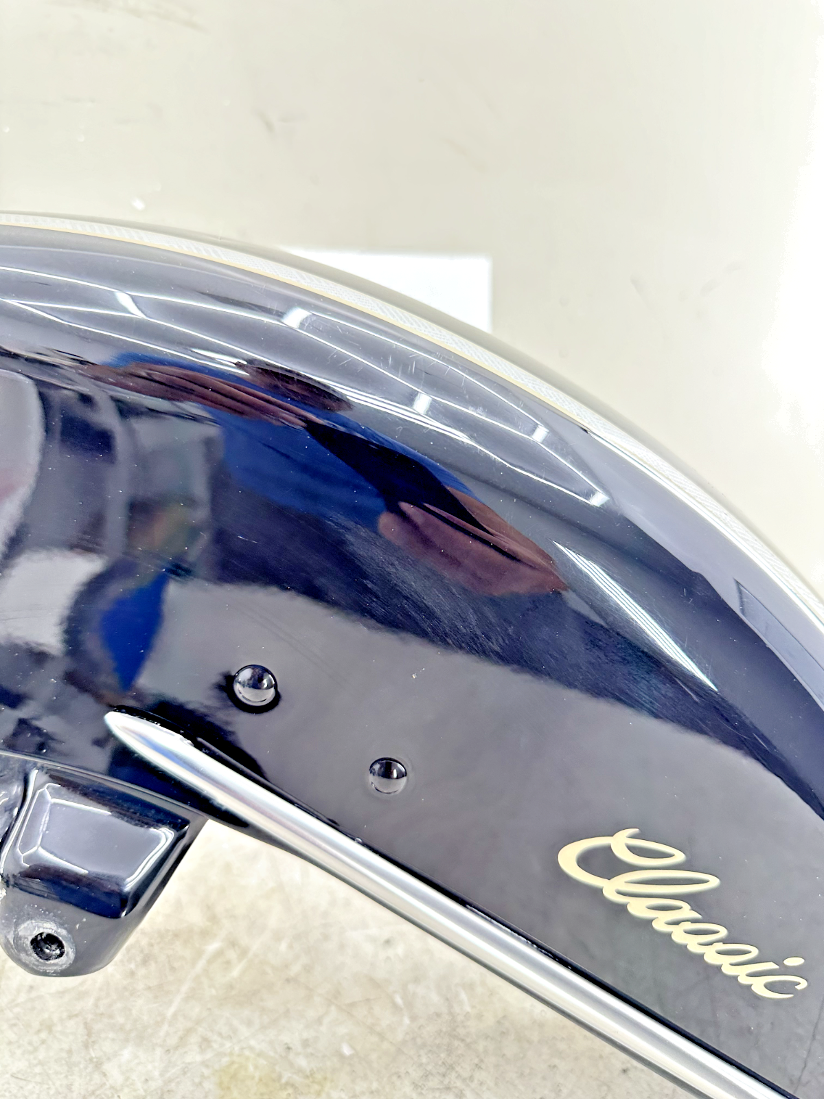 2003 HARLEY ELECTRA GLIDE classic Front Fender Black Anniversary Paint