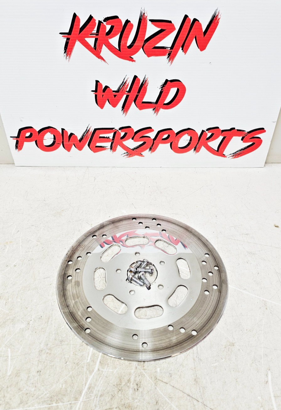 1997 HARLEY DYNA OEM Chrome Front Brake Disc Rotor