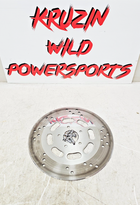 1997 HARLEY DYNA OEM Chrome Front Brake Disc Rotor