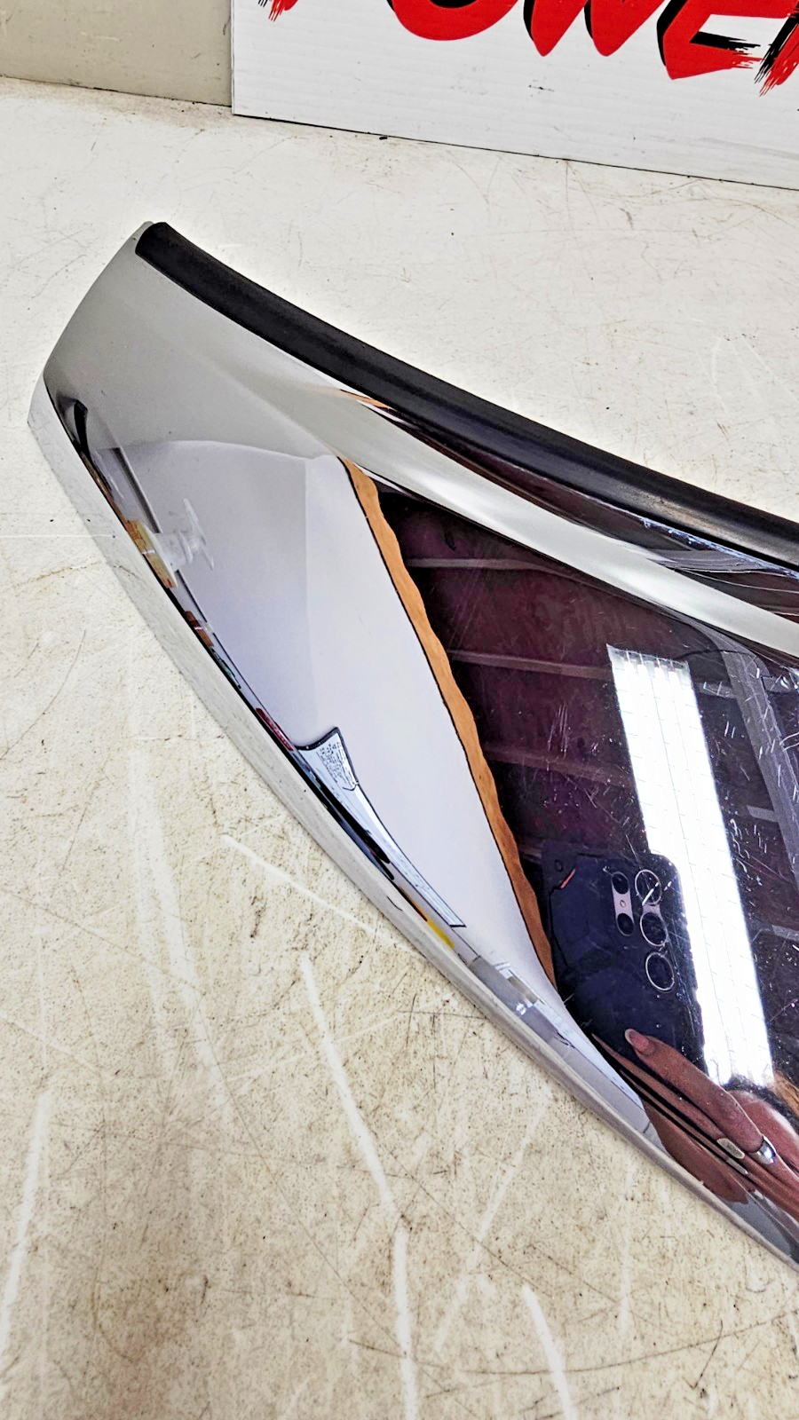 2000 HONDA VALKYRIE INTERSTATE Upper Fairing Windshield Trim Garnish Chrome