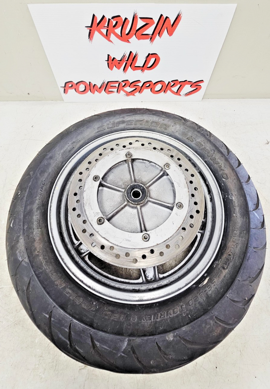1995 HONDA GOLDWING GL1500 Rear Mag Wheel Rim Tire 16X3.5 Brake Rotor