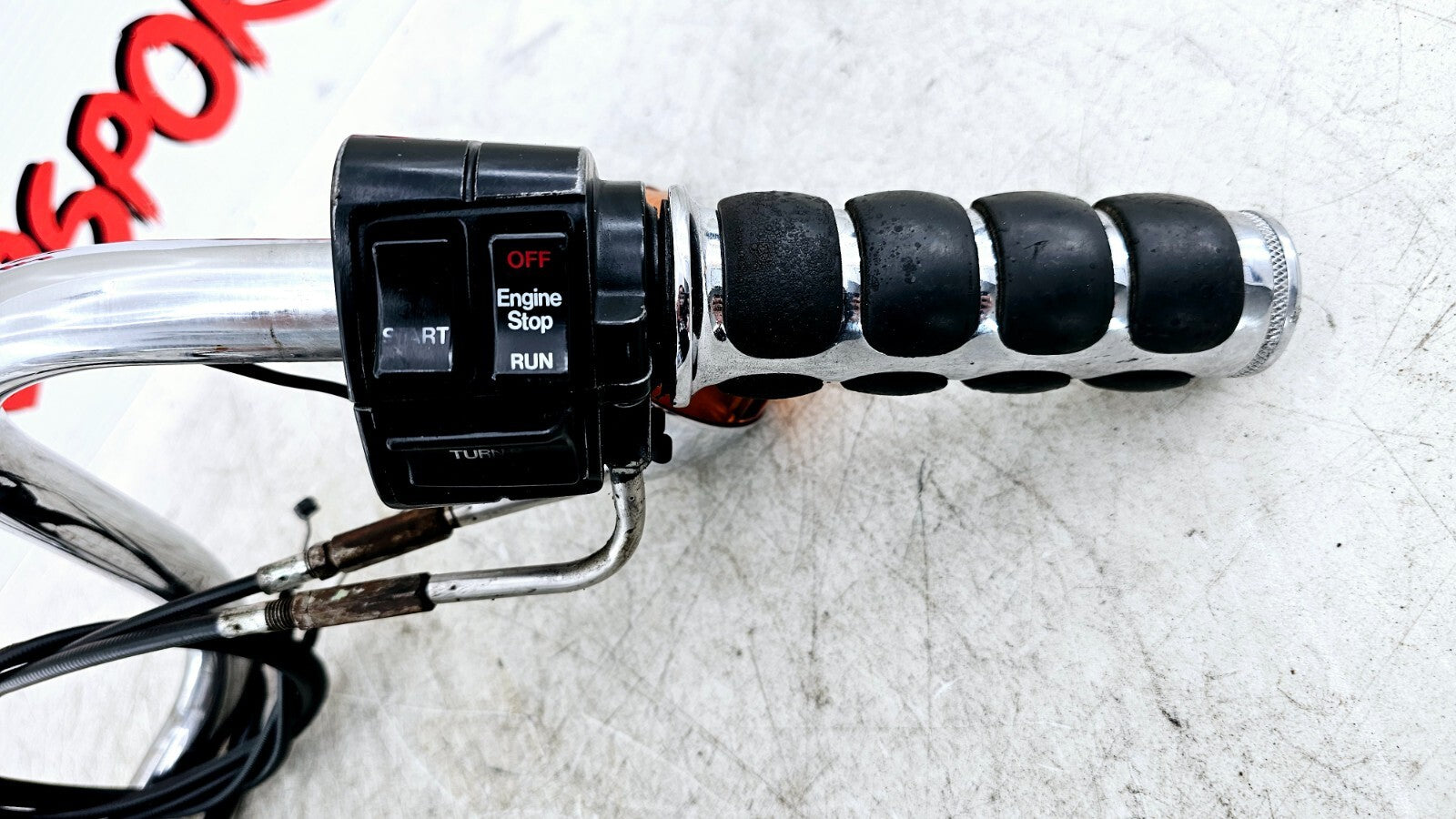 1995 HARLEY DYNA CONVERTIBLE Handlebar Control Switch Housing Grips +Turn Signal