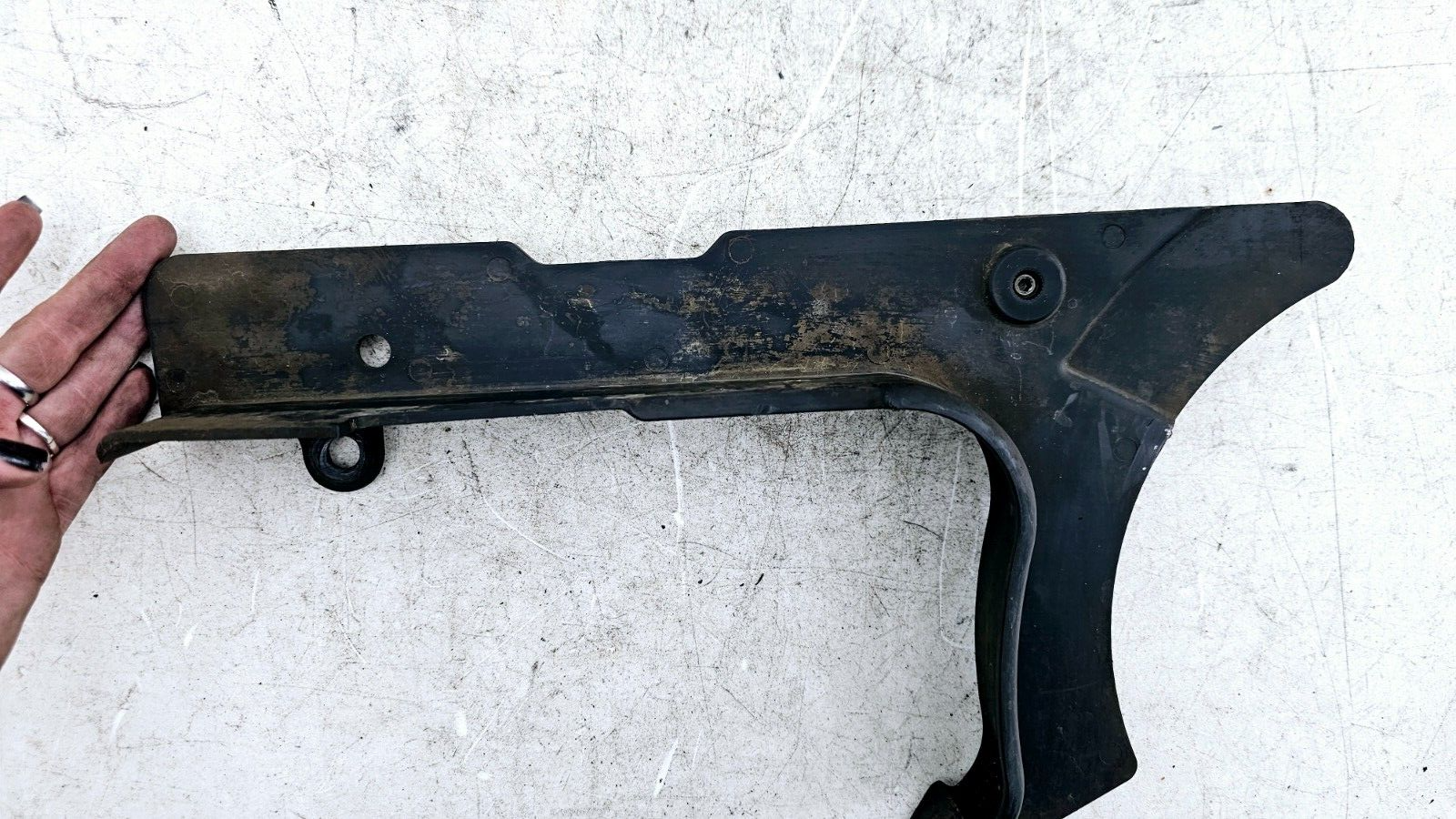 1999 HARLEY SOFTAIL Chrome Upper Belt Cover Guard + Black Lower