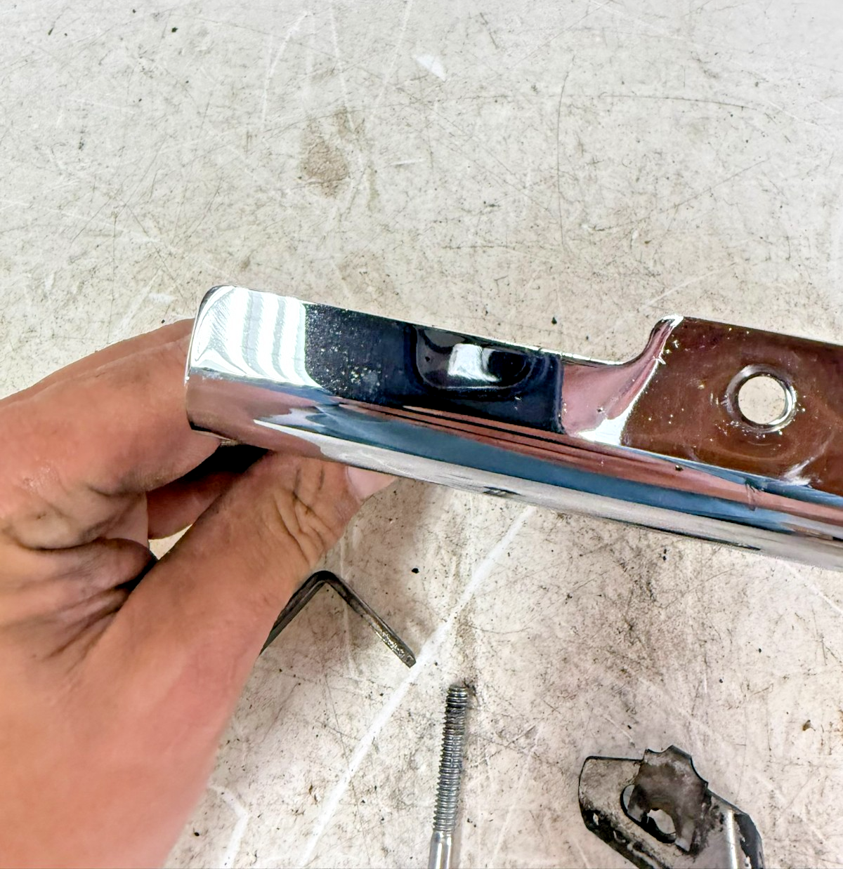 1997 HARLEY DAVIDSON SOFTAIL Chrome Transmission Oil Pump Cover