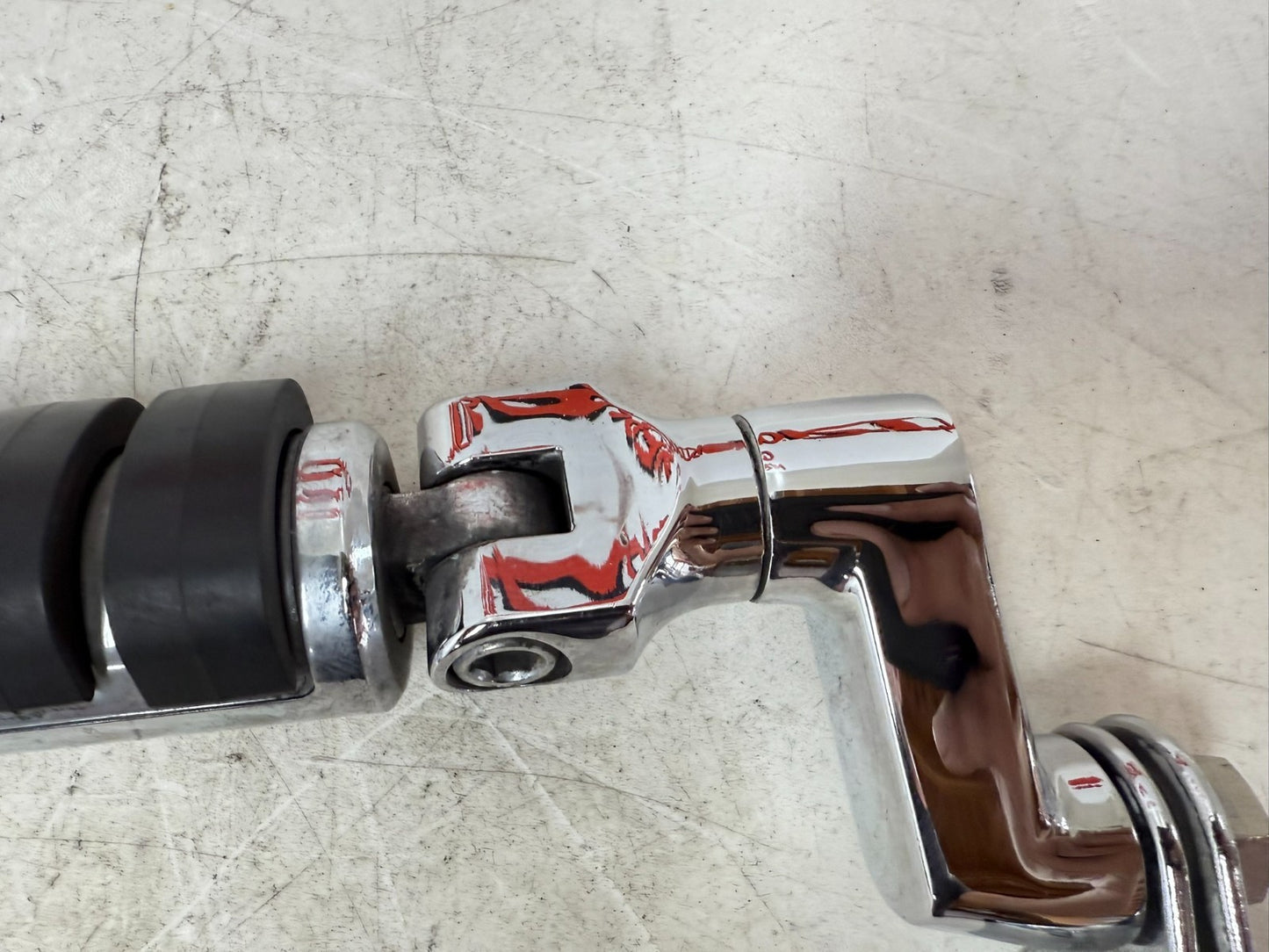 2003 HARLEY ELECTRA GLIDE Chrome Highway Foot Pegs Foot Rest OEM HD