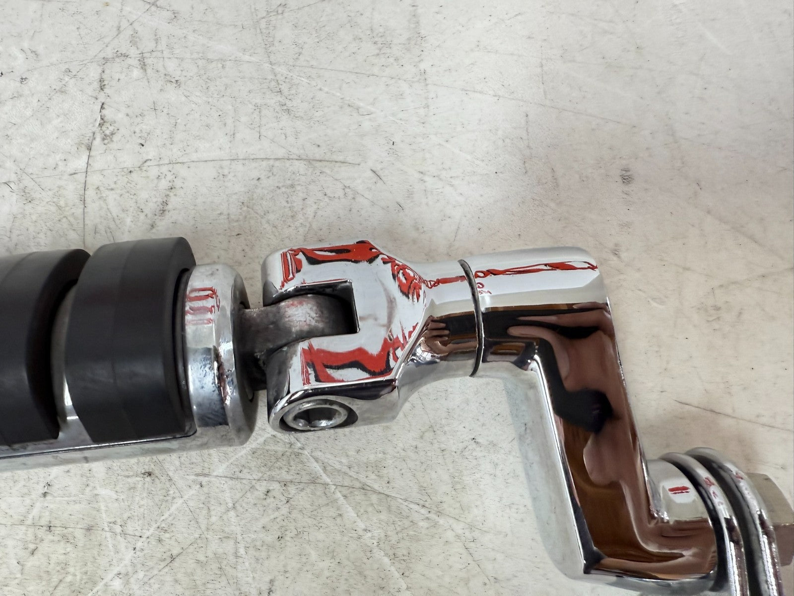 2003 HARLEY ELECTRA GLIDE Chrome Highway Foot Pegs Foot Rest OEM HD