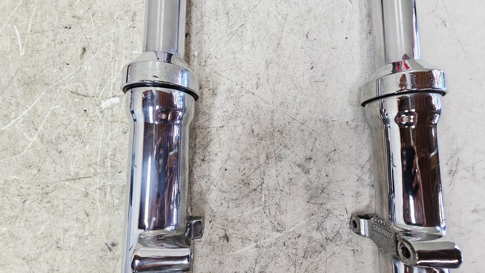1993 HARLEY SOFTAIL Forks Triple Tree Suspension Chrome
