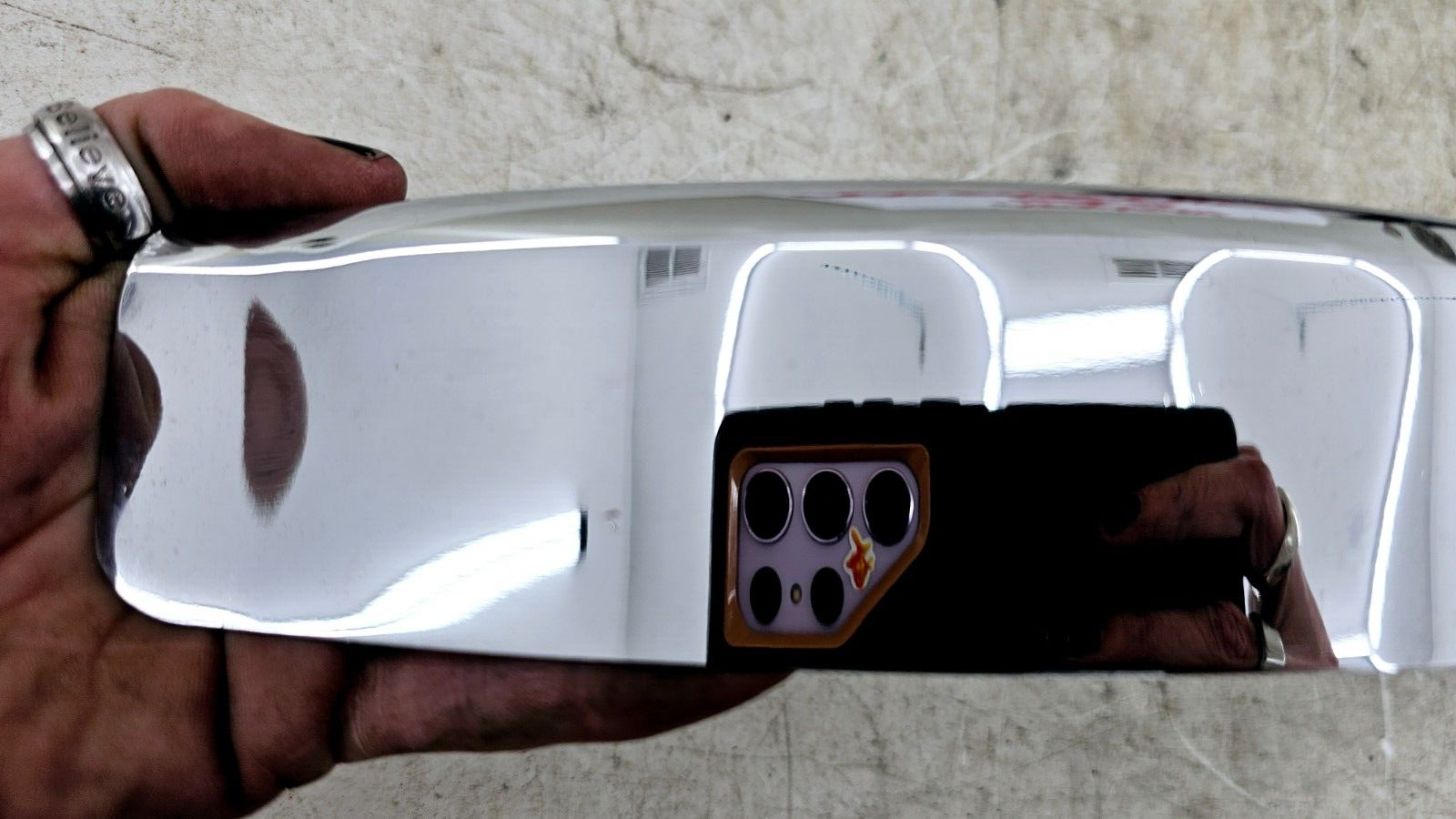 1999 HARLEY SOFTAIL Chrome Upper Belt Cover Guard + Black Lower