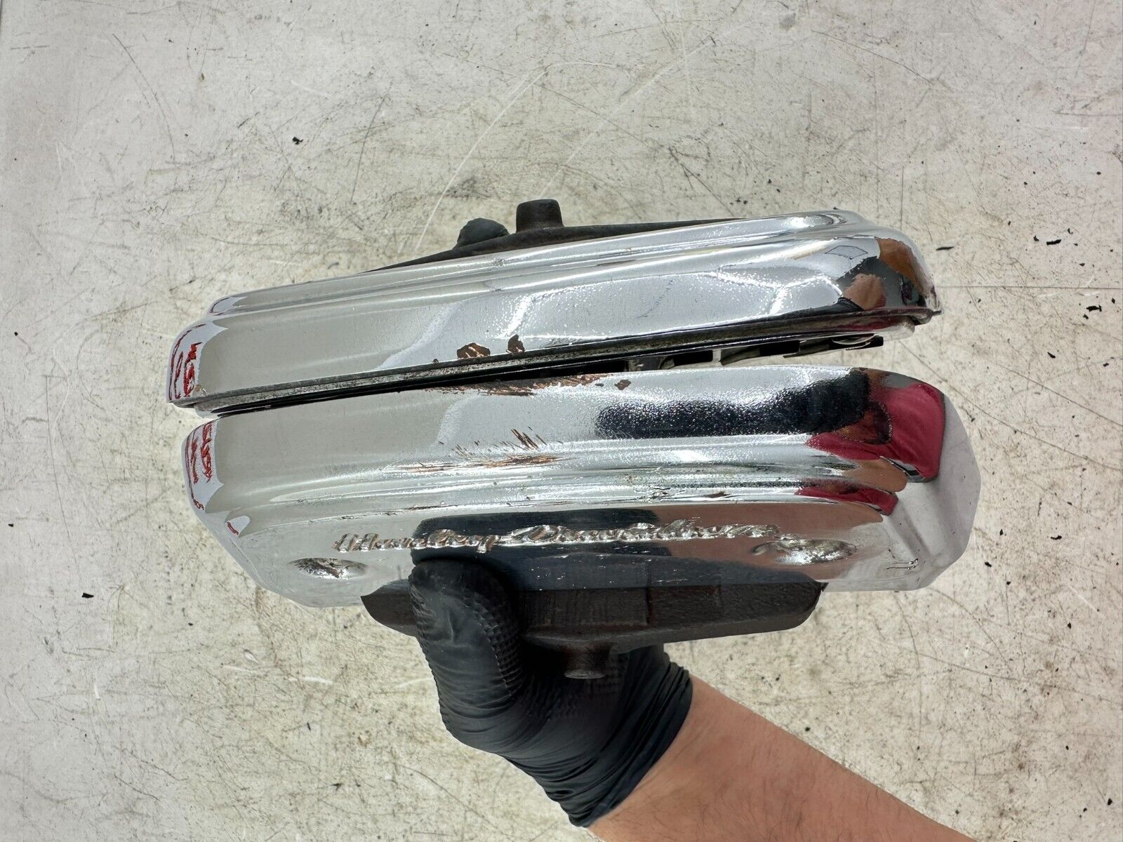 1995 HARLEY SOFTAIL OEM HD Passenger Floorboards Footrest W/ Hardware