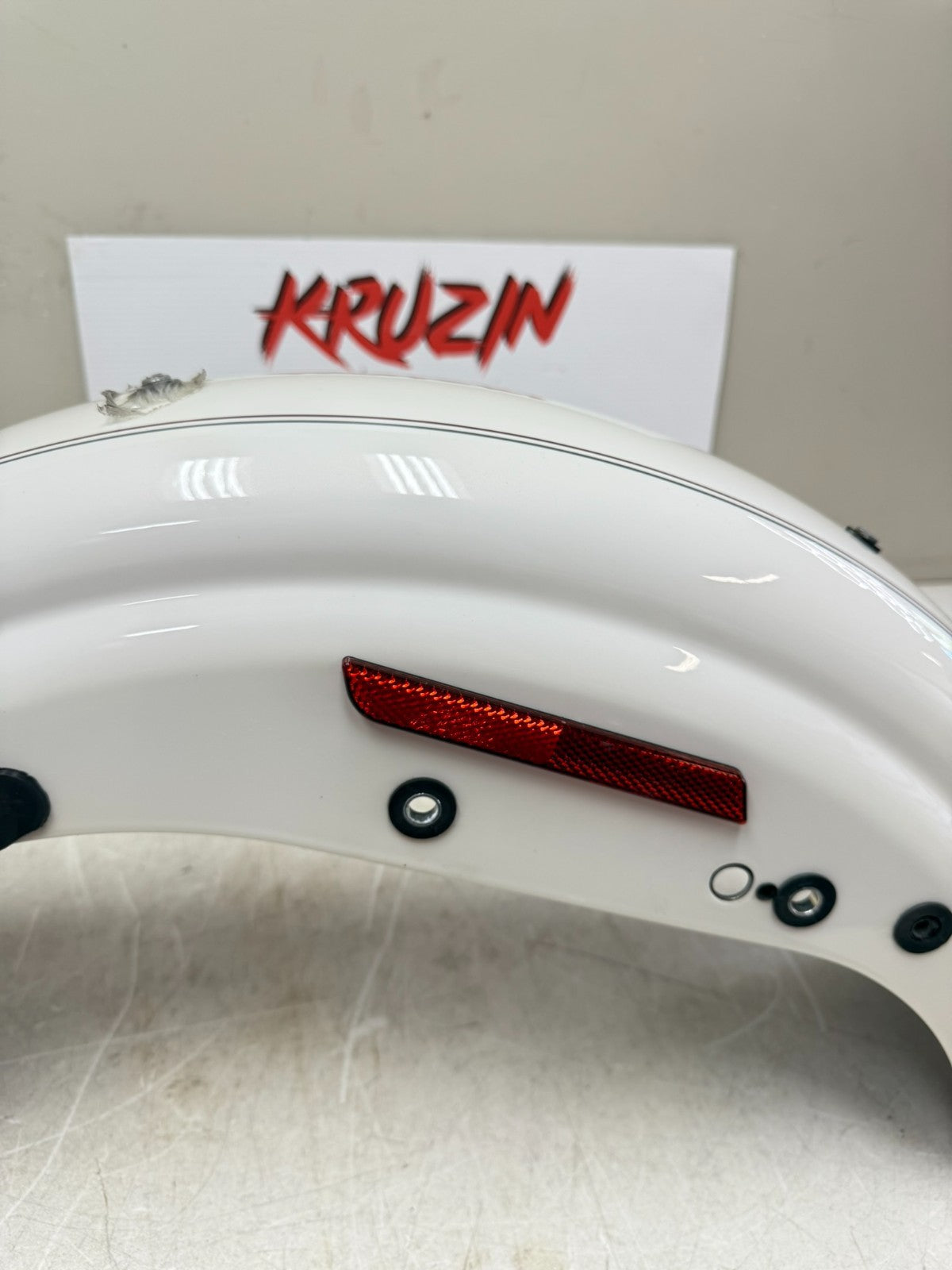 2003 Harley Davidson Sportster Rear Fender + Brake Light 100th Anniversary
