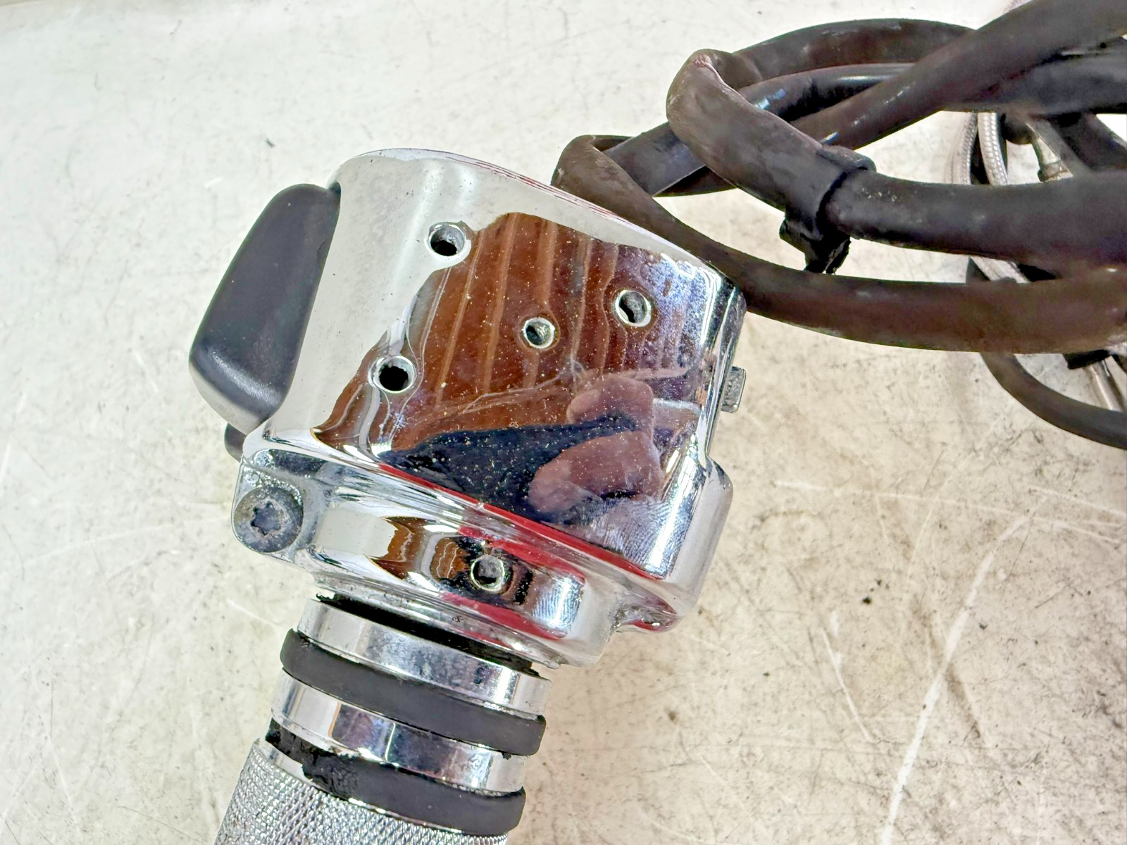 1997 HARLEY DAVIDSON SOFTAIL Chrome Left Right Hand Controls Switch Housing