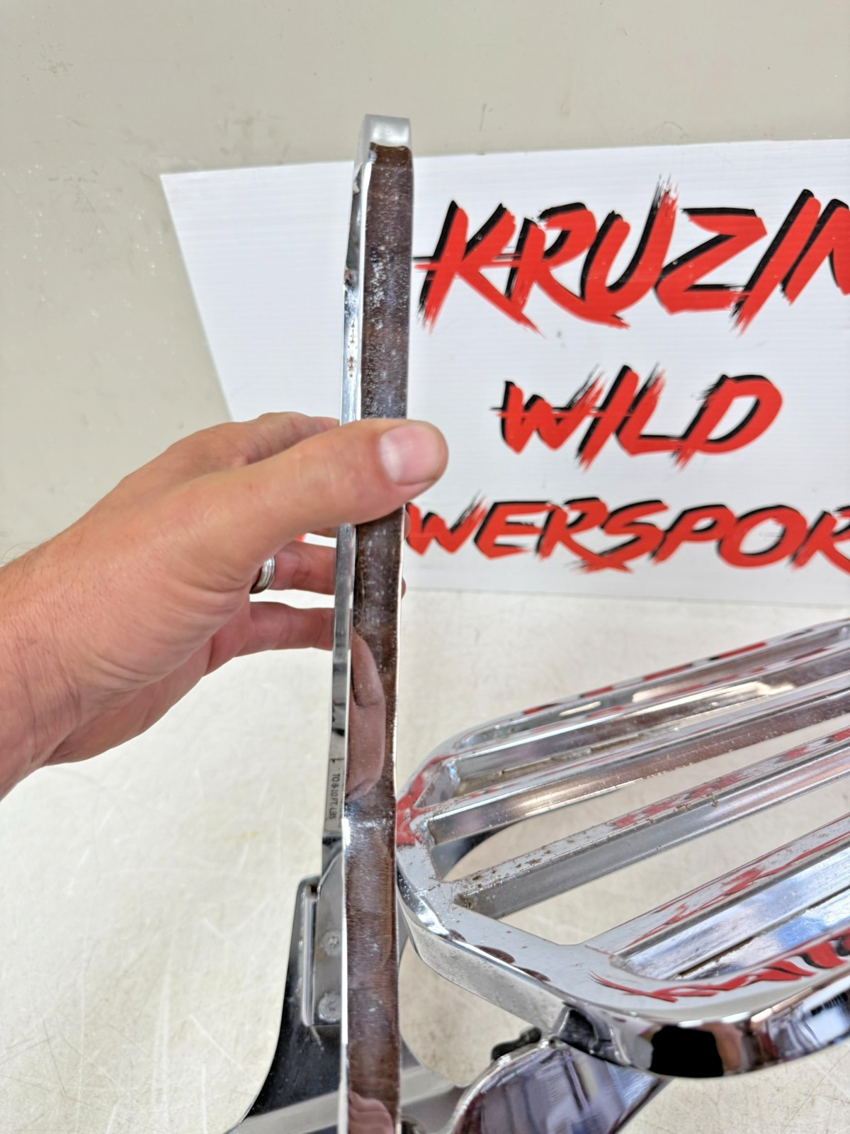 1997 HARLEY DAVIDSON SOFTAIL Backrest Rear Sissy Bar Luggage Rack