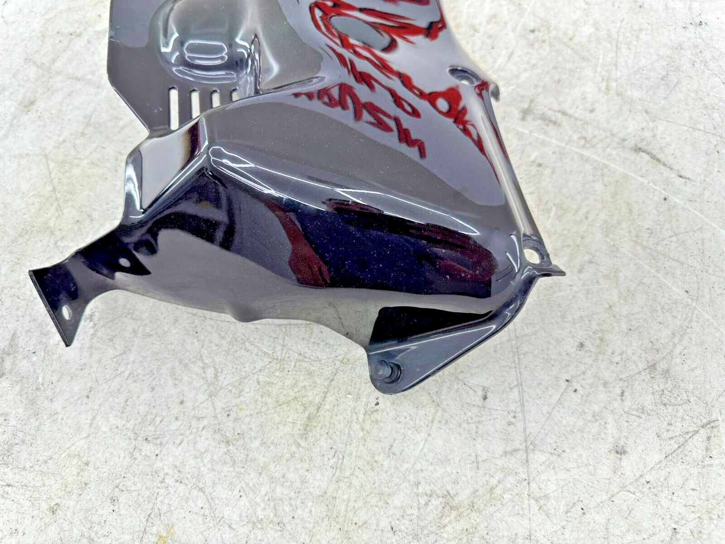 2004 Honda Goldwing GL1800 Black Center Lower Fairin Cowl Panel