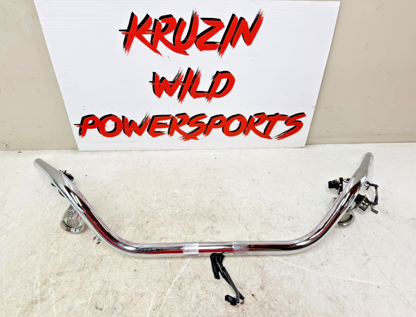 1997 HARLEY DAVIDSON SOFTAIL OEM Handlebar Handle Bars + Turn Signal Hidden Wire