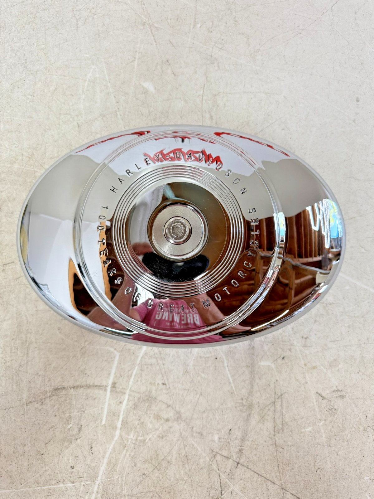 2003 HARLEY ELECTRA GLIDE 100th Anniversary Air Cleaner Housing Chrome Cover
