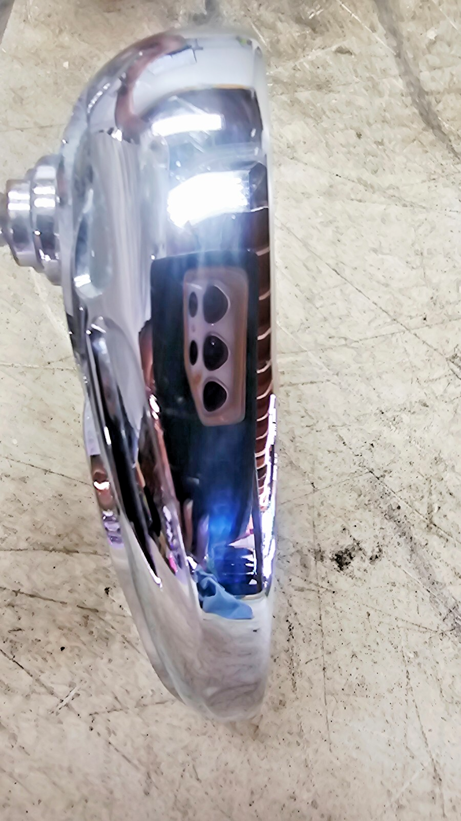 2003 HARLEY SOFTAIL DEUCE Chrome Teardrop Rearview Side Mirrors