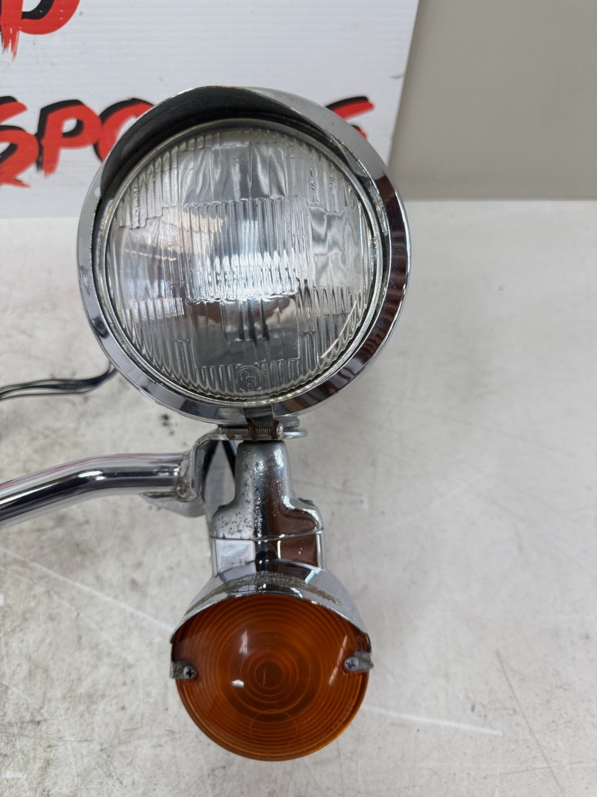 1995 HARLEY FLH ELECTRA GLIDE Chrome Highway Fog Lamp Turn Signal Light Bar