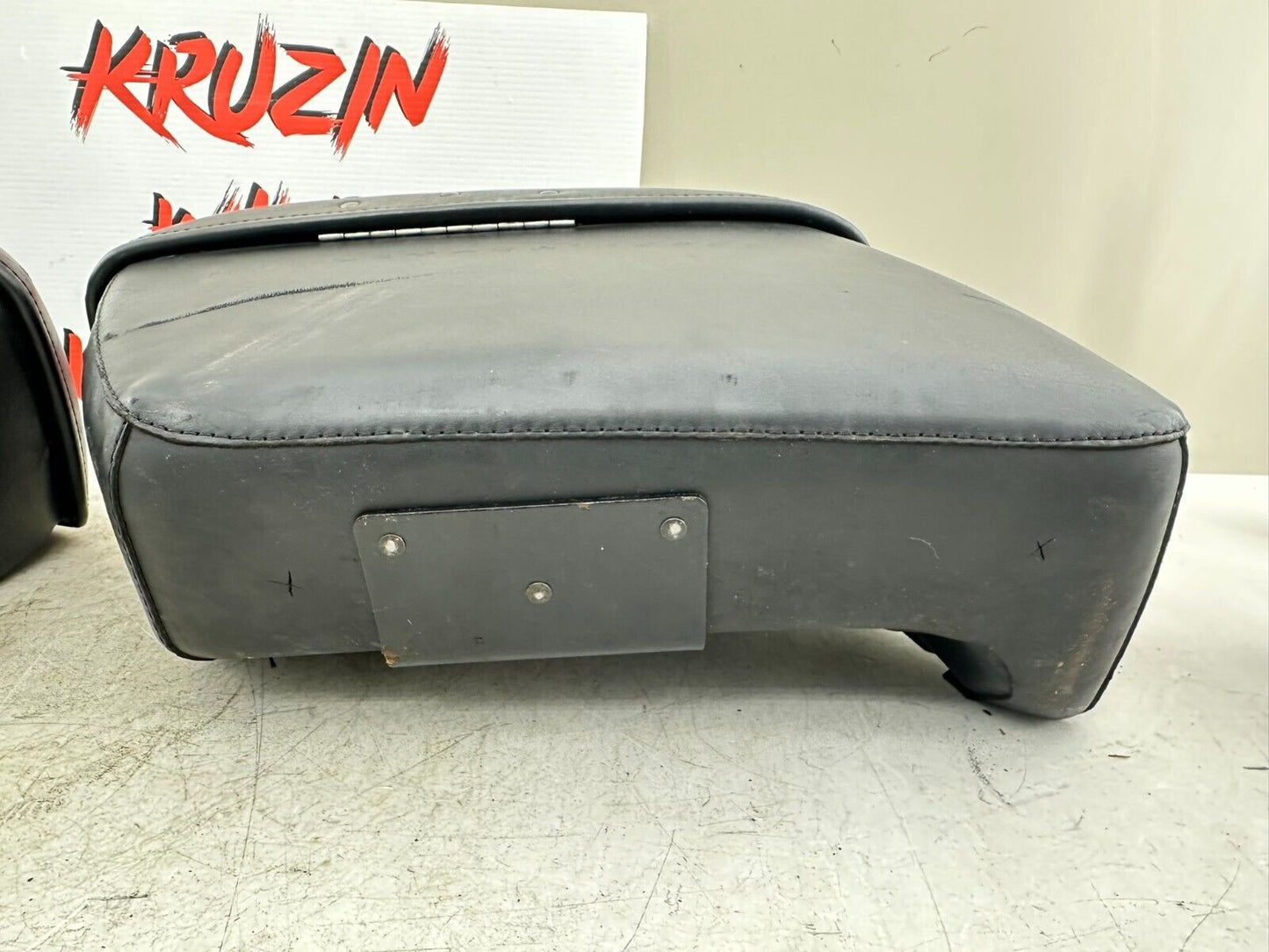 1999 HARLEY SOFTAIL OEM HD Genuine Hard Leather Saddlebags