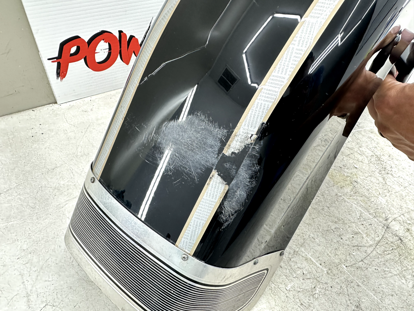 2003 HARLEY ELECTRA GLIDE classic Front Fender Black Anniversary Paint