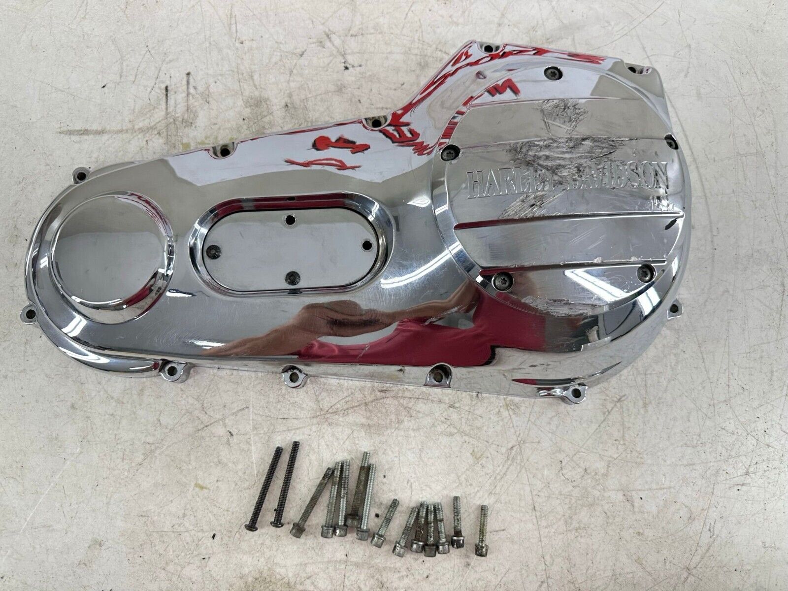 2003 HARLEY SOFTAIL Chrome Outer Primary Clutch Cover