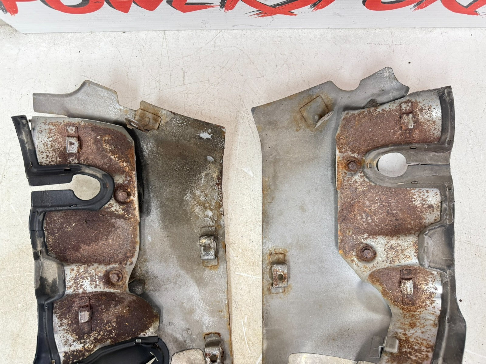 2002 Honda Goldwing GL1800 Lower Exhaust Heat Shields Guard Left & Right Covers