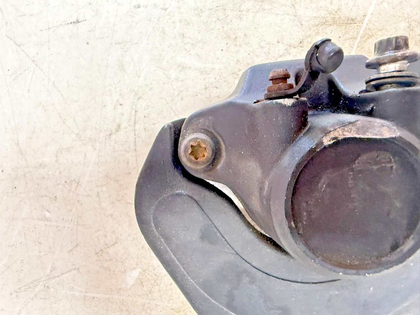 1997 HARLEY DAVIDSON SOFTAIL Rear Brake Caliper & Mount Mounting Bracket