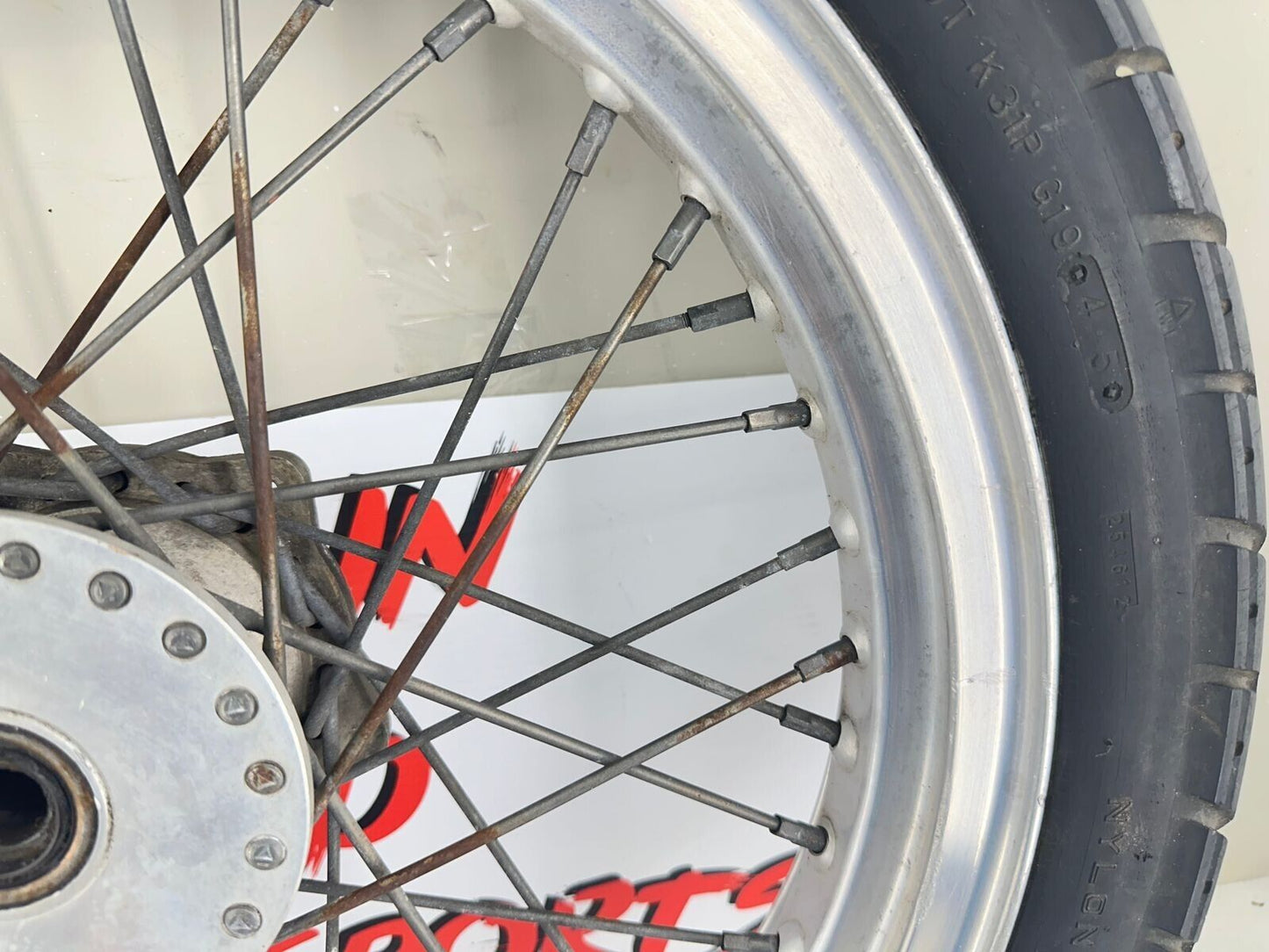 2003 Harley Davidson Sportster  99 Down 19" Front Wheel Rim Spoke Laced