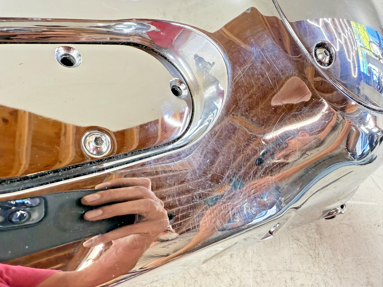 1997 HARLEY DAVIDSON SOFTAIL Outer Primary Clutch Cover Case Chrome Housing