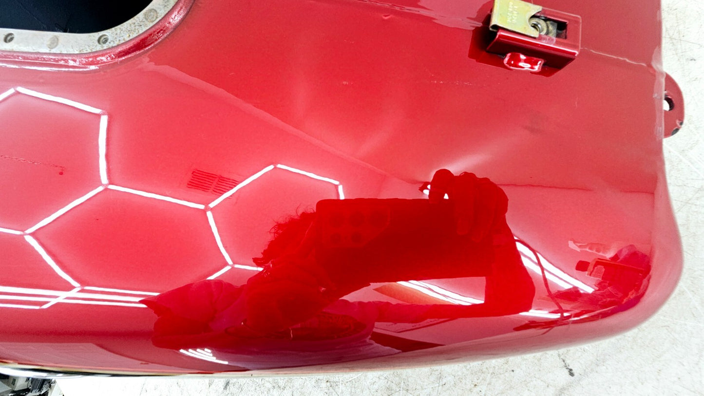 1998 HARLEY FLH ELECTRA GLIDE Gas Fuel Tank EFI Fuel Injected RED OEM HD NO DENT