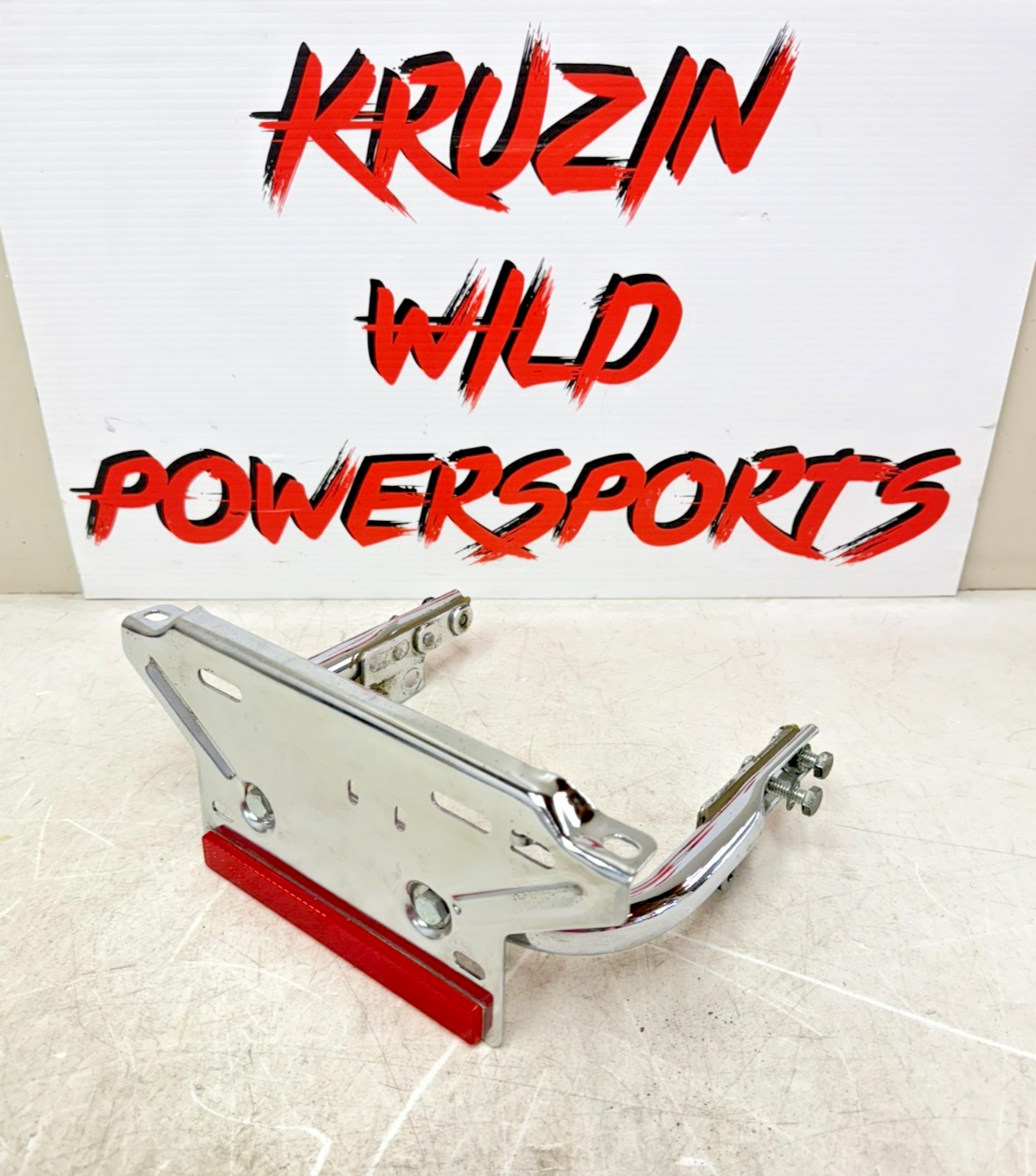 2003 HARLEY ELECTRA GLIDE License Plate Support Rail Bar Holder & Mount