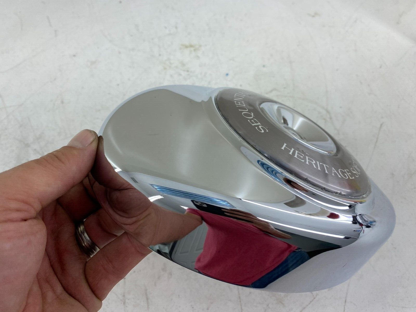 2003 HARLEY DAVIDSON SOFTAIL Chrome Air Filter Housing Cover Chrome Oval