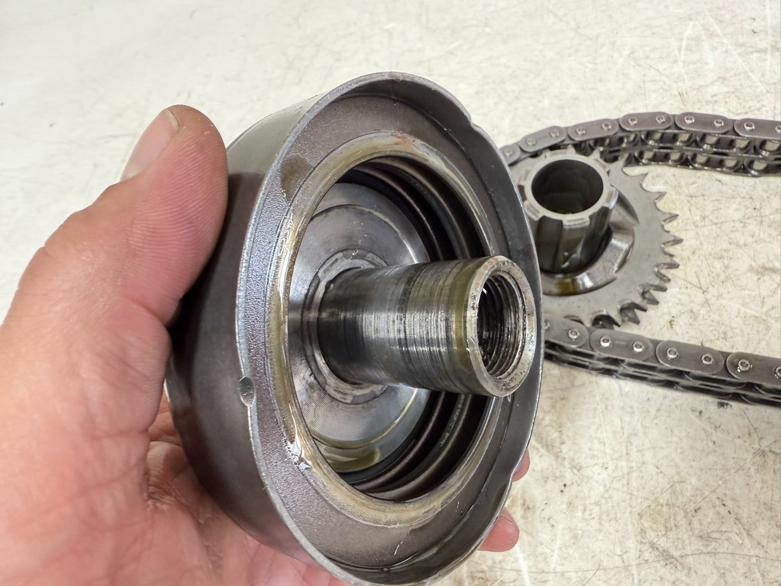 2003 HARLEY DYNA WIDE GLIDE Complete Primary Drive Clutch Compensator Chain