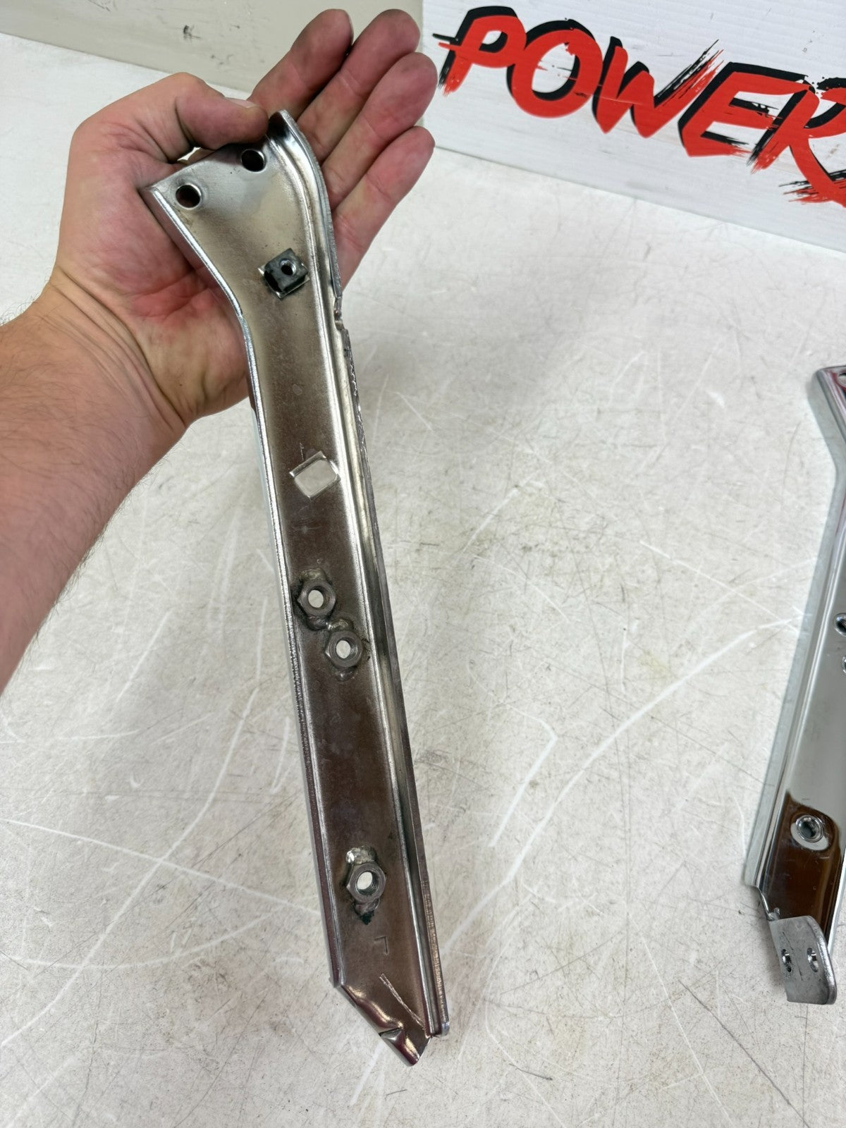 2003 HARLEY ELECTRA GLIDE Rear Fender Frame Strut Arm Bars Chrome