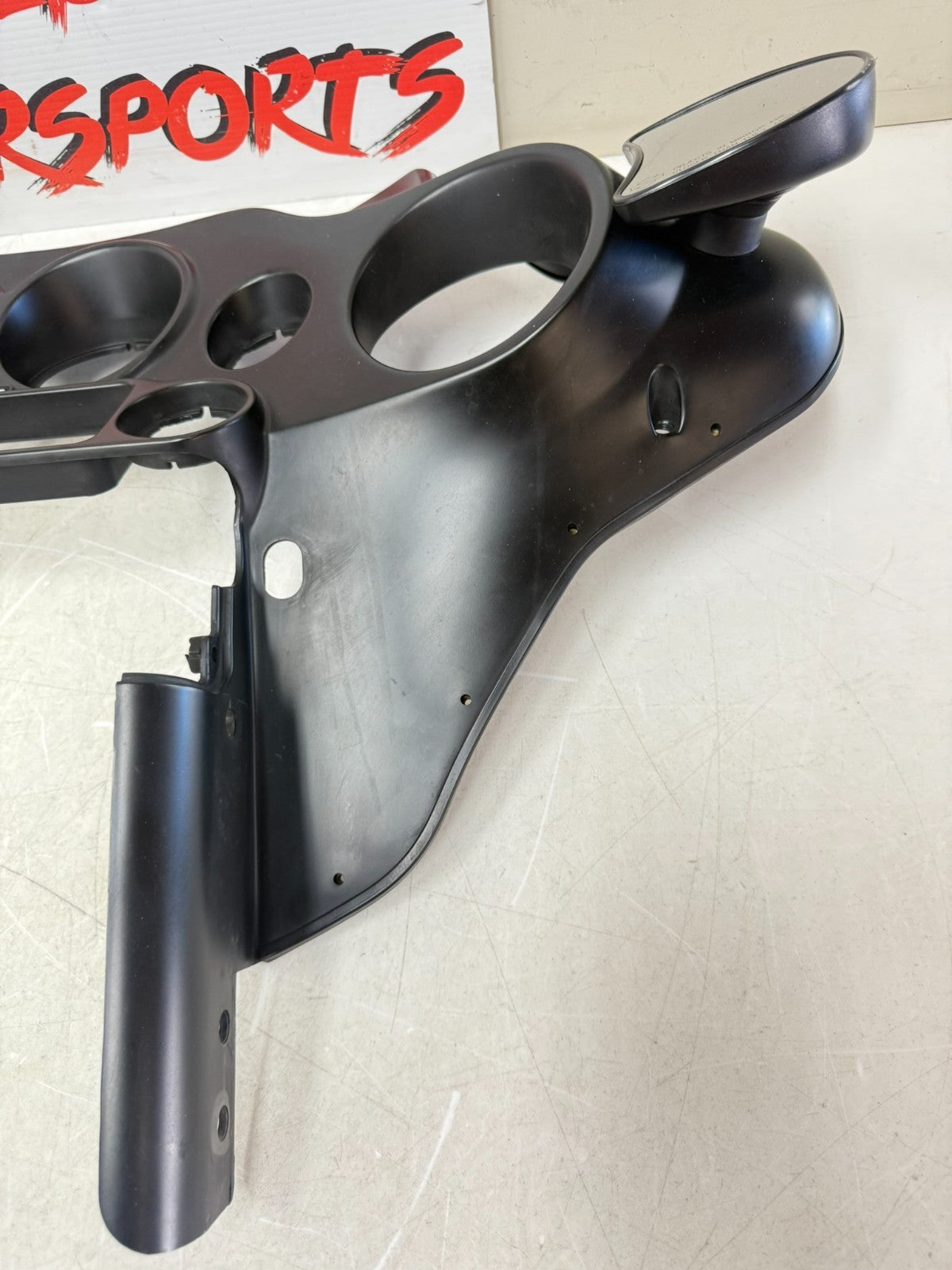 2003 HARLEY ELECTRA GLIDE Front Upper Batwing Inner Fairing Rearview Side Mirror