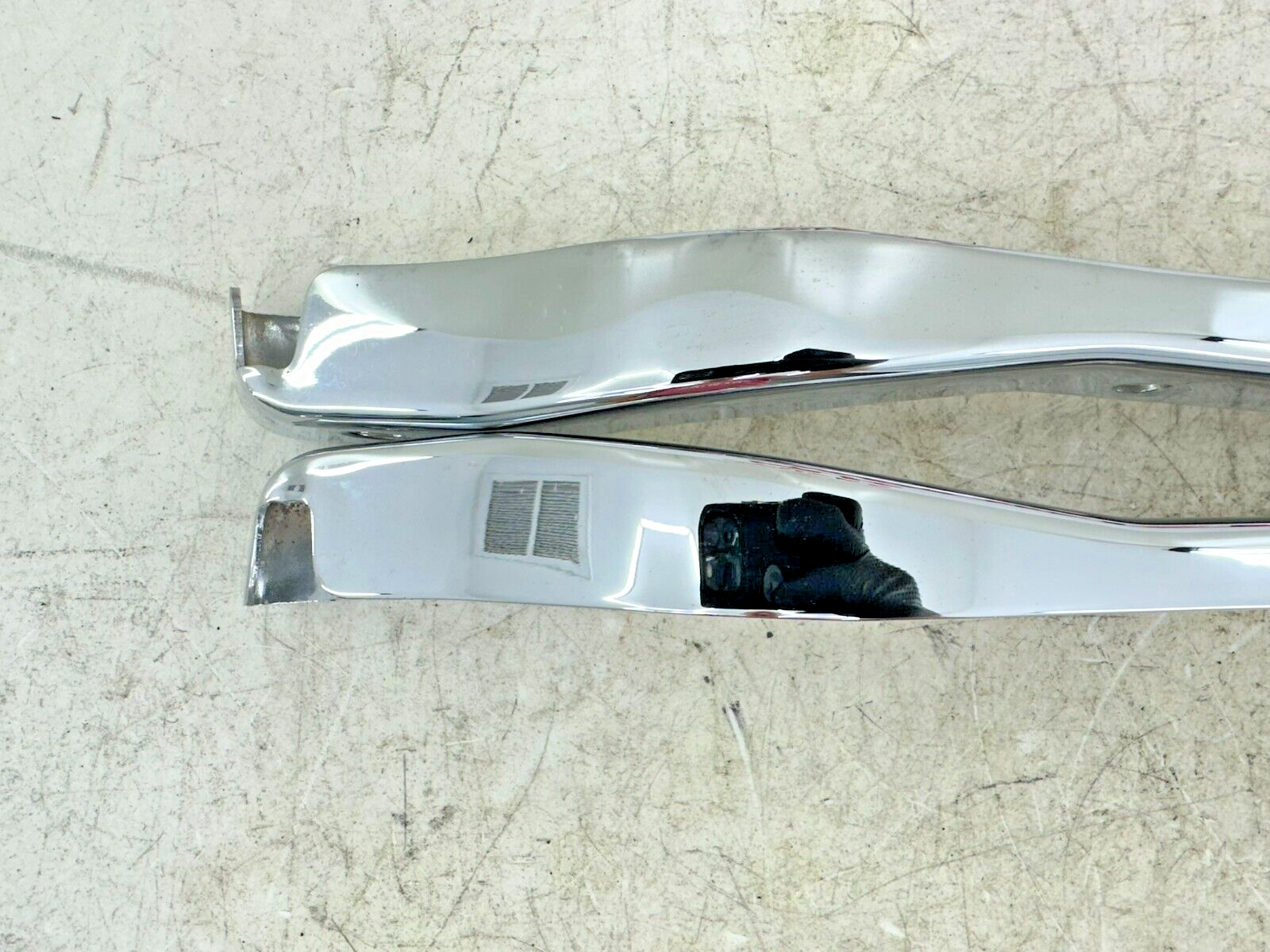 2002 HARLEY DYNA LOW RIDER Chrome Rear Fender Frame Strut Arm Bars