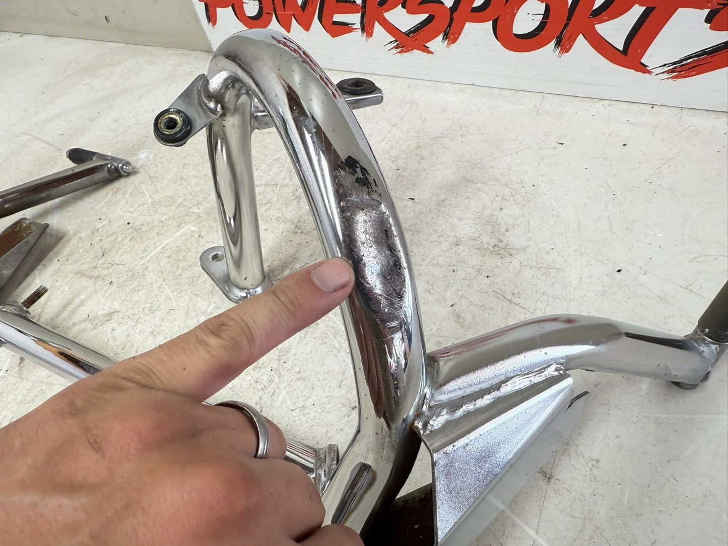 2001 HONDA VALKYRIE INTERSTATE Engine Motor Guard Crash Bars Pod Mount Chrome