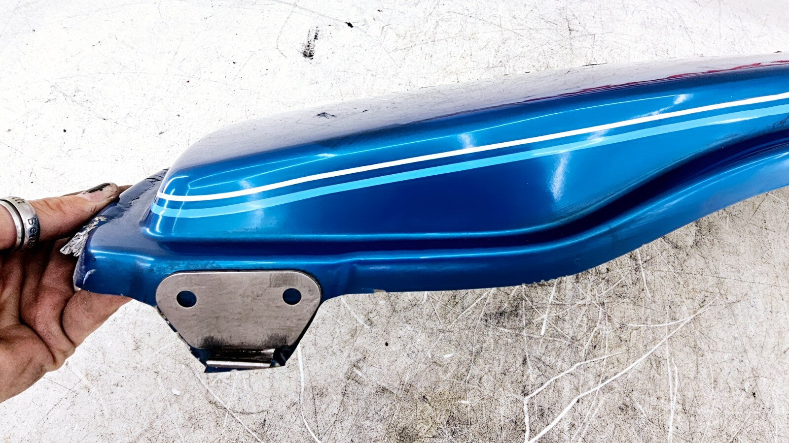 1994 HARLEY FLH ELECTRA GLIDE OEM Right Saddlebag Lid Cover