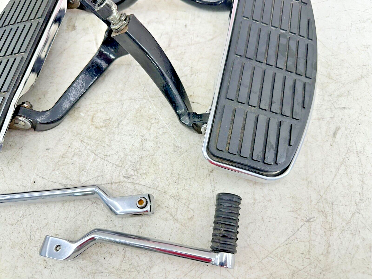 1994 HARLEY ELECTRA GLIDE Driver Floorboards Kickstand + Heal Toe Shifter