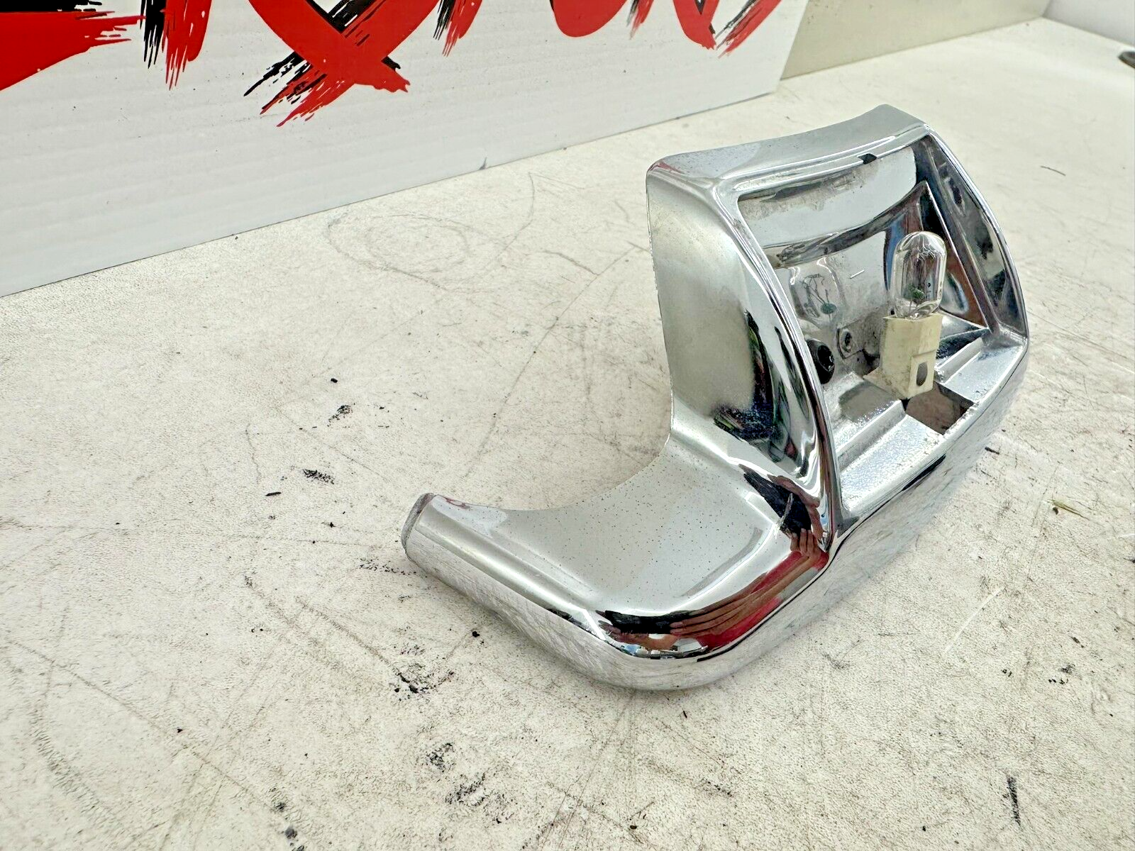 1999 HARLEY FLH ELECTRA GLIDE Chrome Rear Fender Trim W/ Light