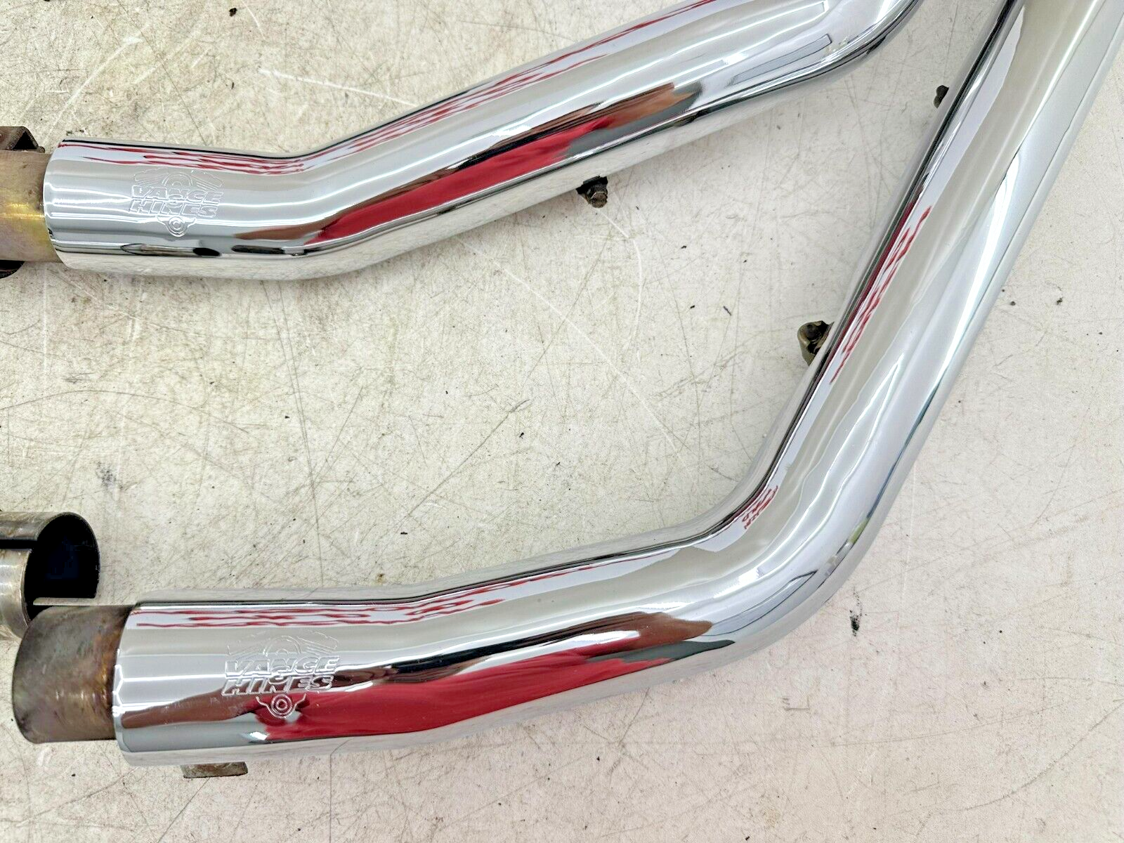 2006 HARLEY SOFTAIL DELUXE Vance + Hines Exhaust System Header Slip On Muffler