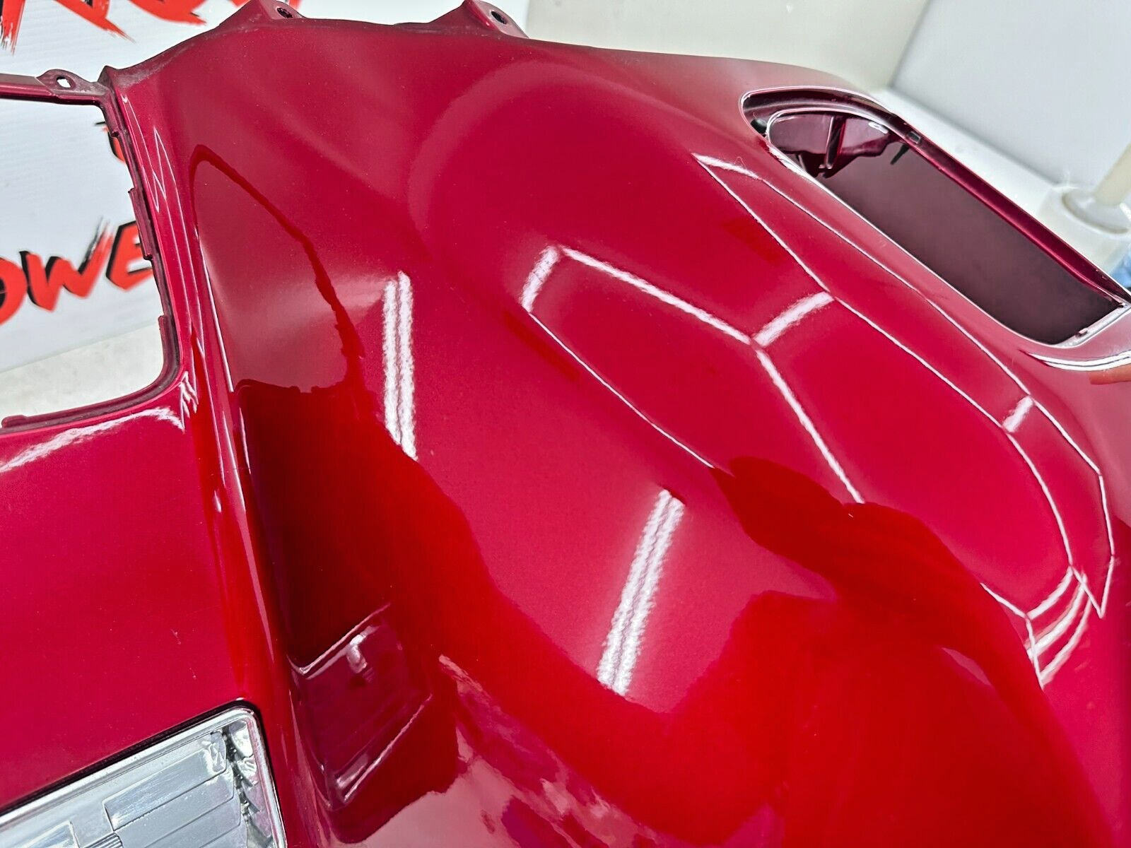 2004 Honda Goldwing GL1800 Top Shelter Fairing Cowl Panel Red