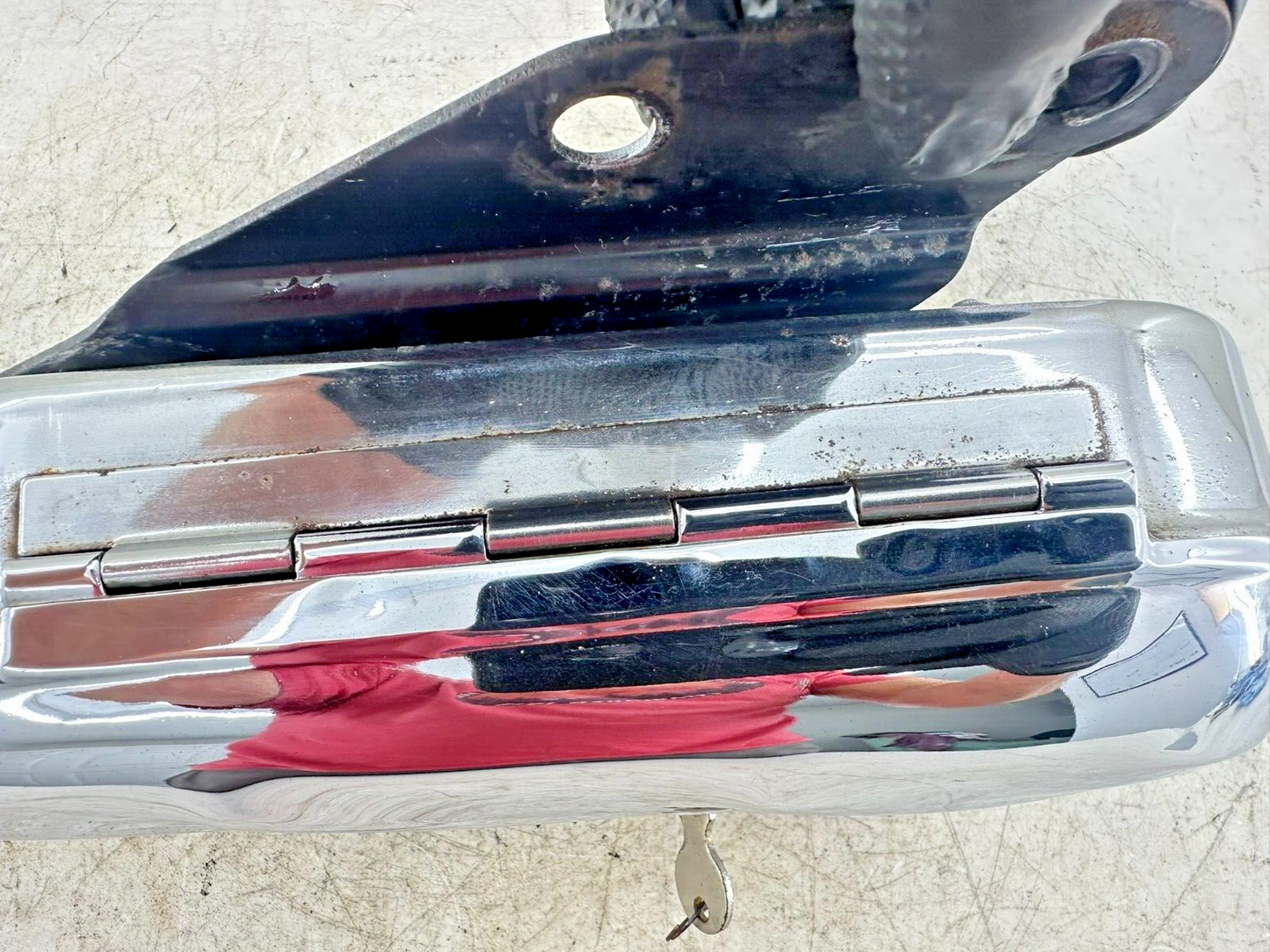 1995 HARLEY SOFTAIL Chrome OEM HD Toolbox Saddlebag Right Side