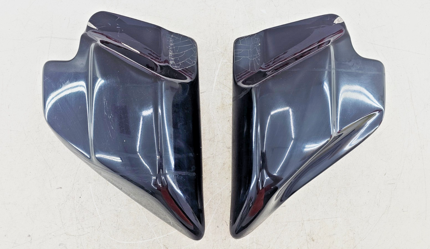2000 HARLEY FLH ROADKING Left Right Side Cover Fairing Panel Cowl Black