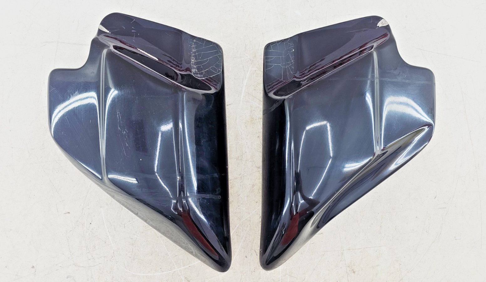 2000 HARLEY FLH ROADKING Left Right Side Cover Fairing Panel Cowl Black
