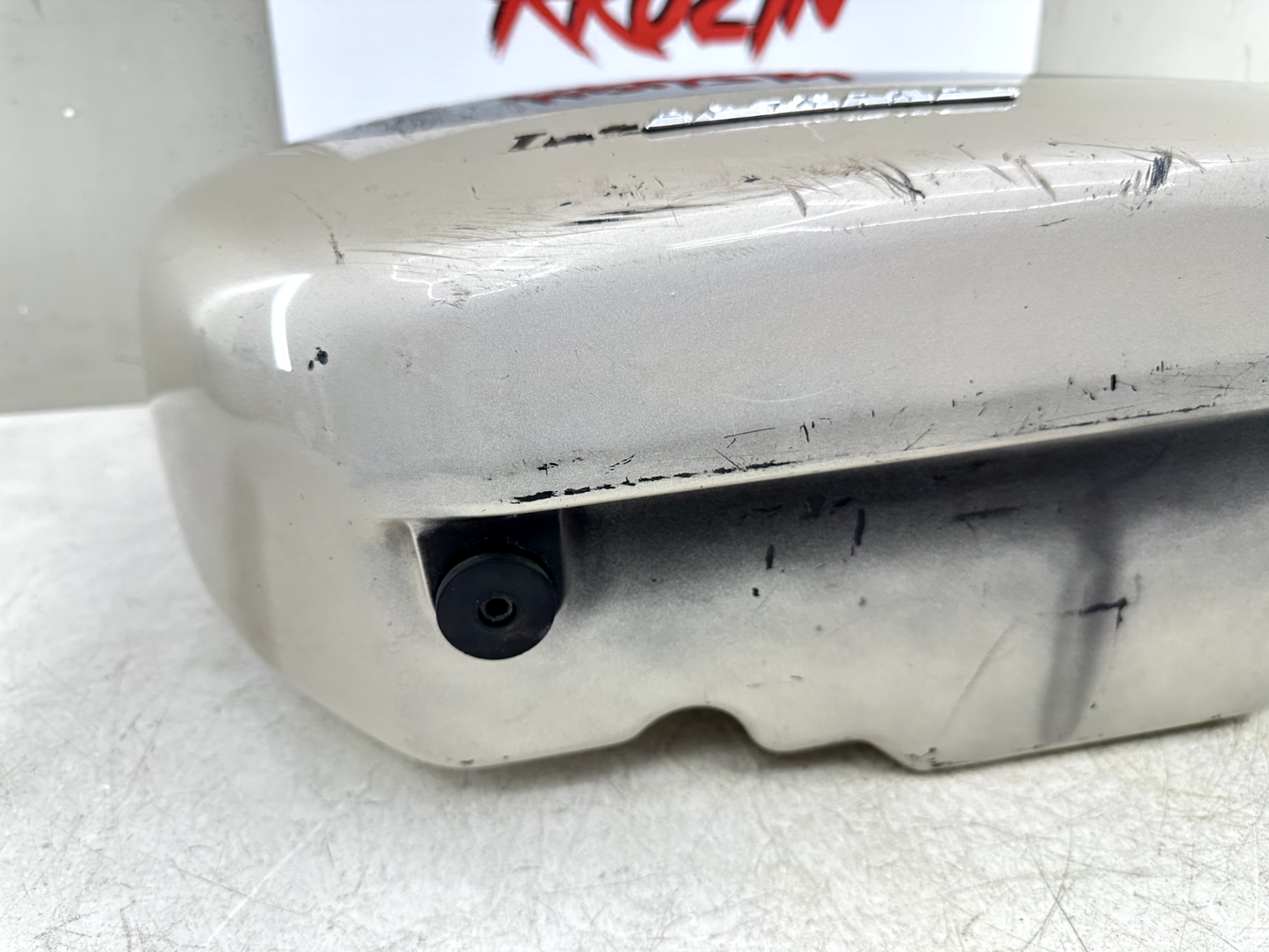 1999 HONDA VALKYRIE INTERSTATE Left Saddlebag W/ Rack + Lid No Cracks
