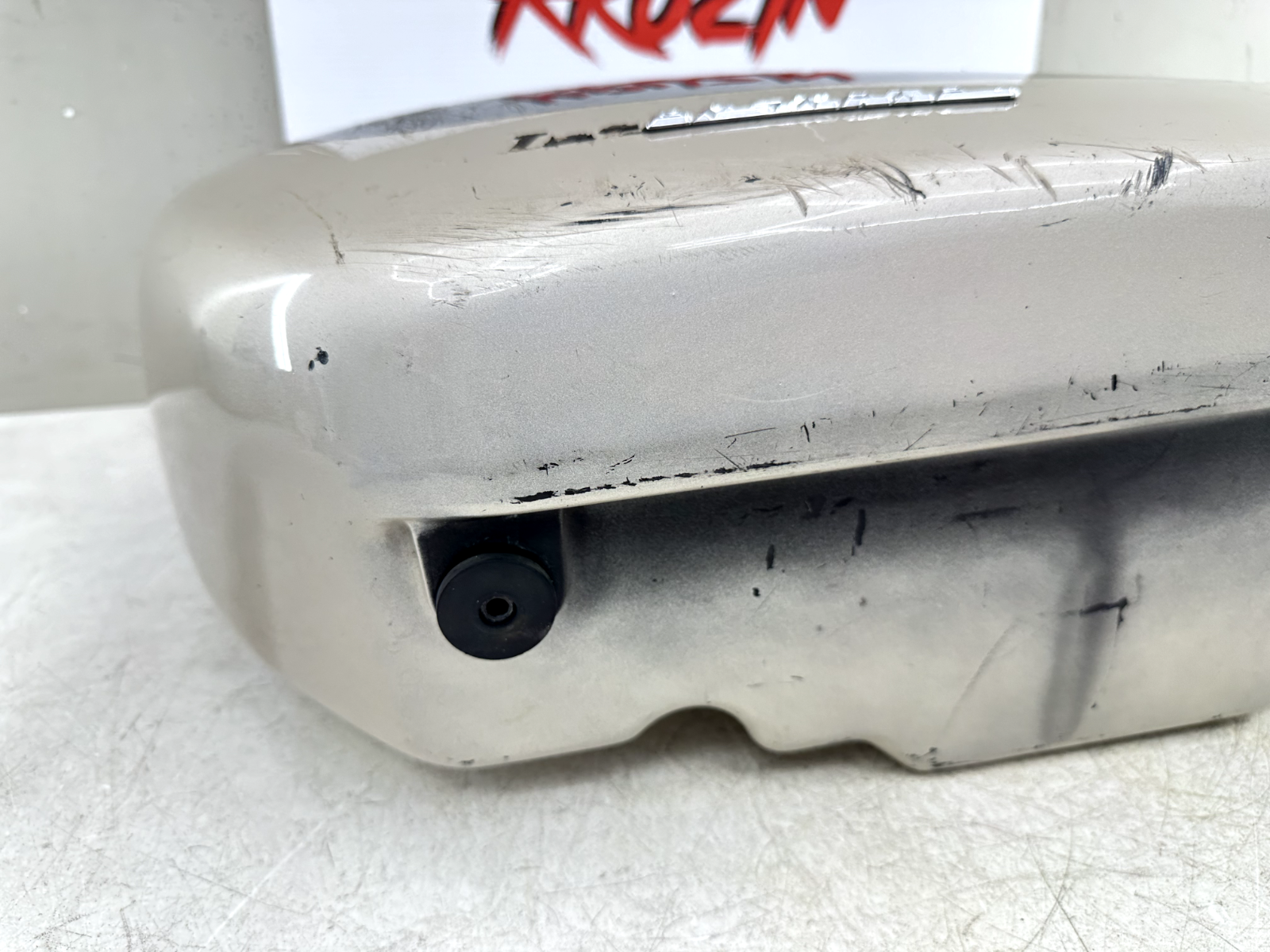 1999 HONDA VALKYRIE INTERSTATE Left Saddlebag W/ Rack + Lid No Cracks