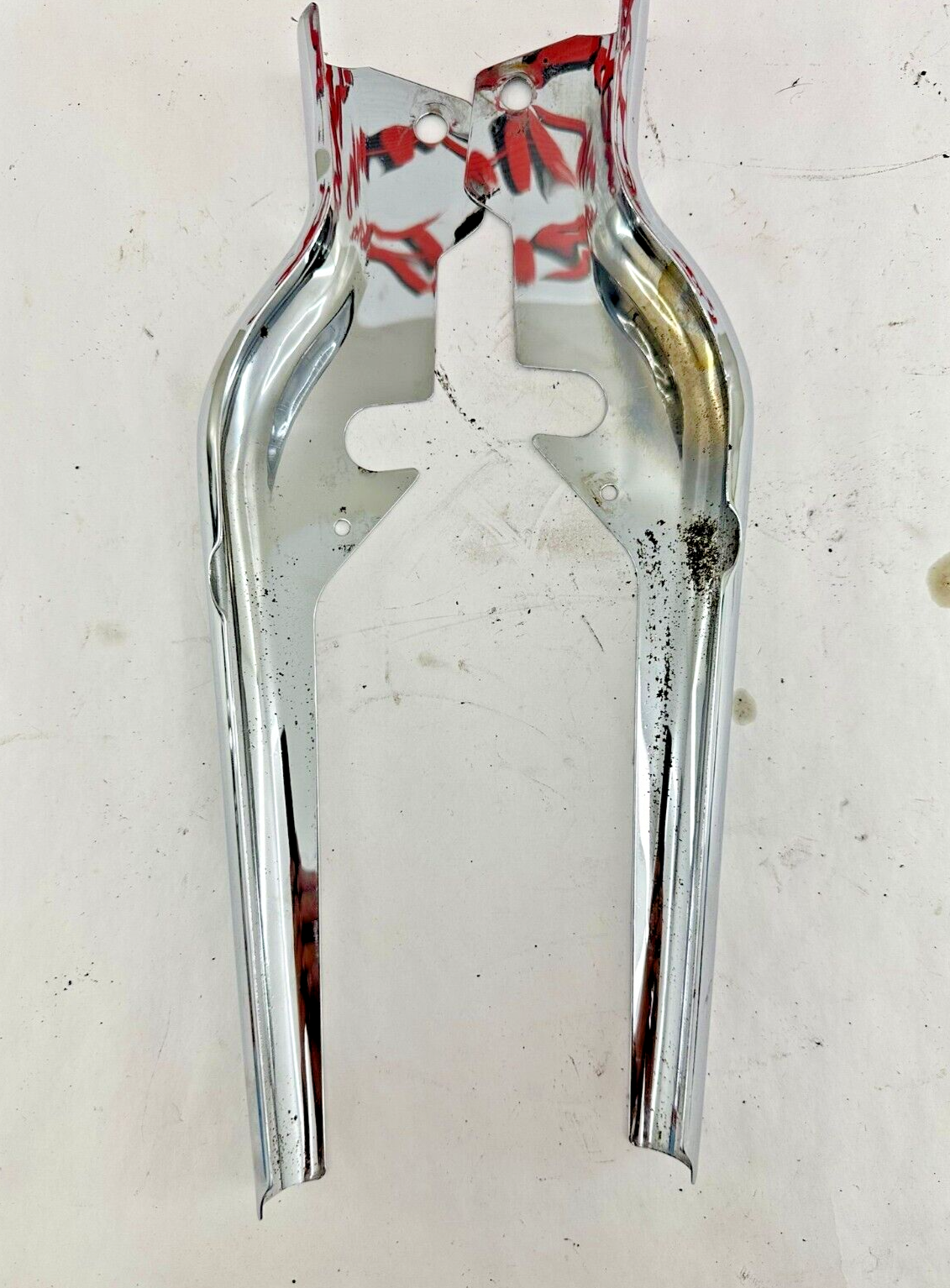 1990 HARLEY ELECTRA TOUR GLIDE Chrome Rear Frame Strut Arm Bar Cover