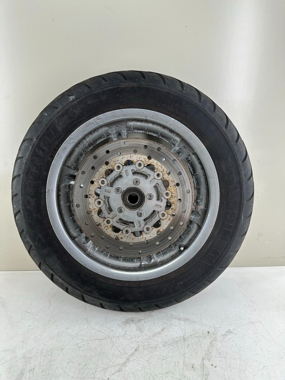 2003 HARLEY FLH ELECTRA GLIDE 16" Front Wheel Rim Nice Tire 6 Spoke CVO