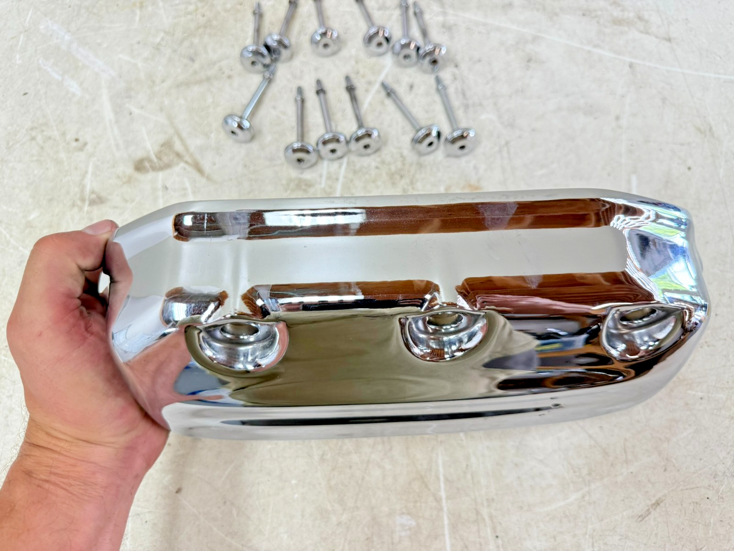 2001 HONDA VALKYRIE INTERSTATE  Valve Head Chrome Cover Bolts + MTG Hardware